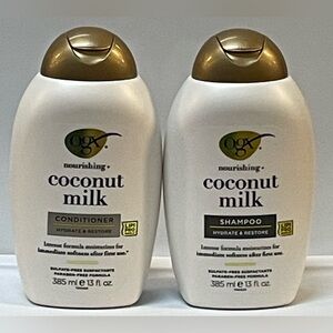 OGX Coconut Milk Shampoo and Conditioner Set